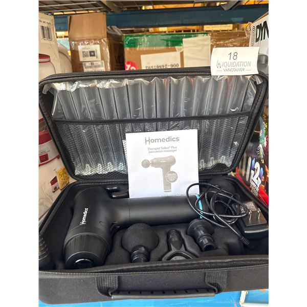HoMedics Therapist Select Plus Percussion Massager - Black