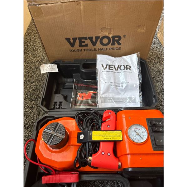 VEVOR Electric Hydraulic Jack with Air Pump and Gauge - New