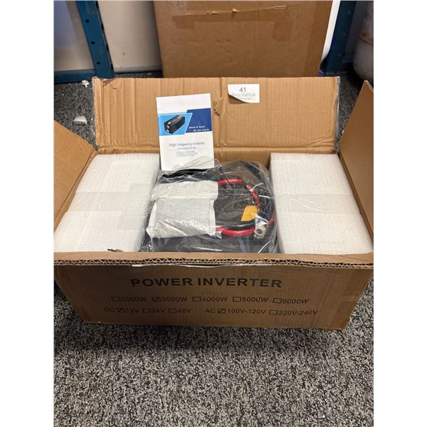 Power Inverter - High Frequency, 3500W, 12V/24V/48V DC - New