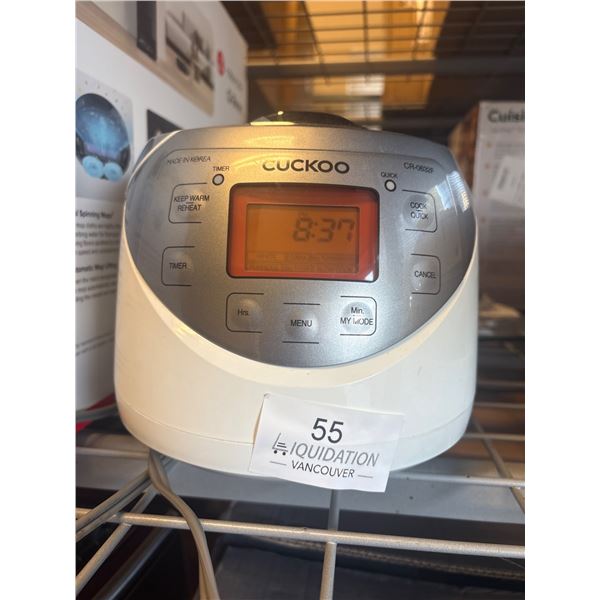 CUCKOO CR-0632F Rice Cooker - Return and Tested