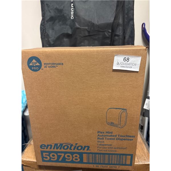 New - enMotion Flex Mini Automated Touchless Roll Towel Dispenser - Black