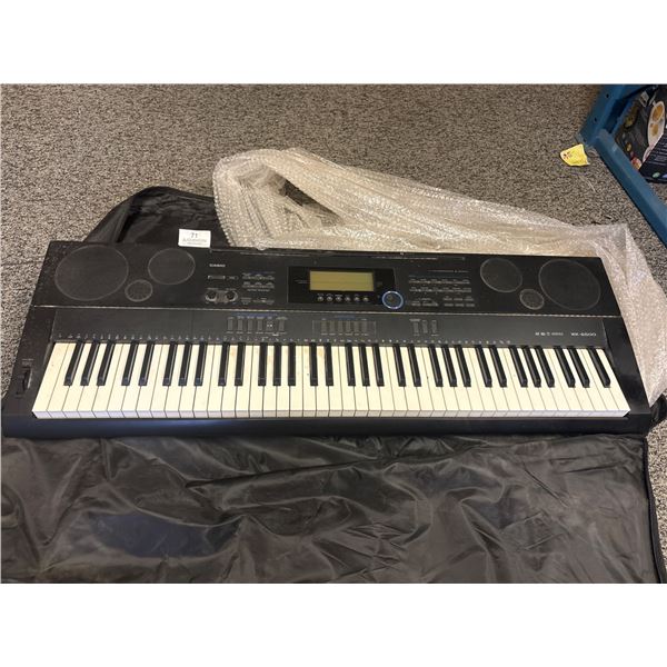 Casio WK-6500 Keyboard-Pre owned