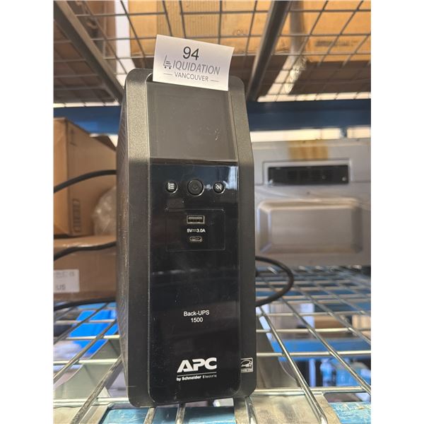 APC Back-UPS 1500 Uninterruptible Power Supply- returns- tested