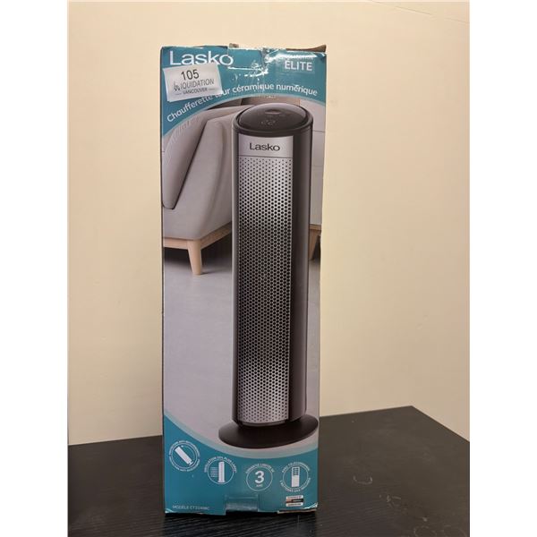 Lasko Elite Ceramic Heater CT22498C - Digital Display, Remote Control
