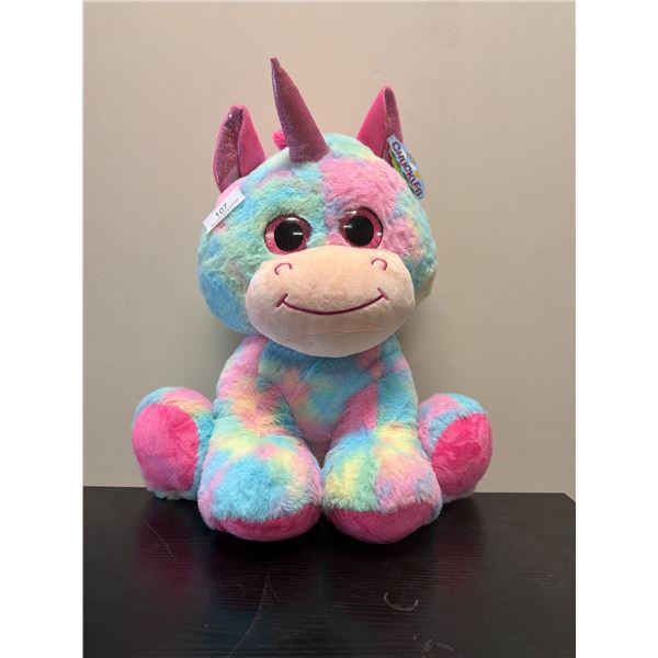 Chuckles Tie-Dye Unicorn Plush Toy