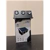 Image 1 : LED Solar Wall Light - Black, IP65 Rated