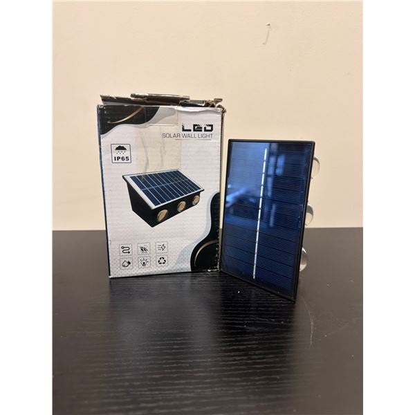 LED Solar Wall Light - IP65 Rated Outdoor Lighting