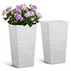 Image 2 : VEVOR Tall Planter - White