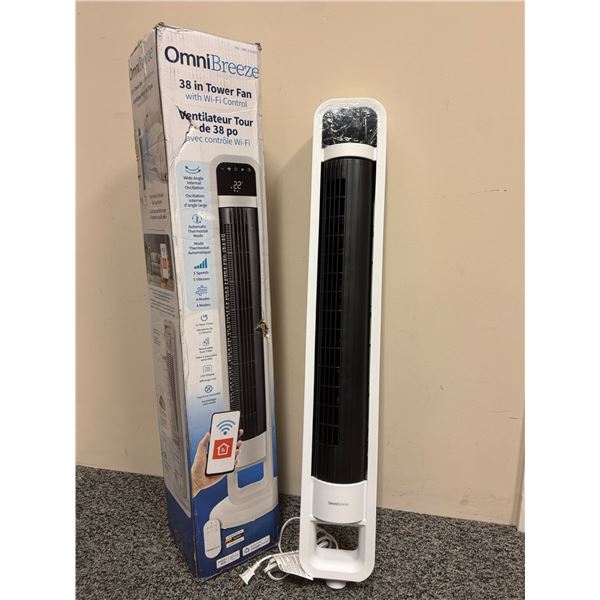 Brand New OmniBreeze 38 in Tower Fan with Wi-Fi Control