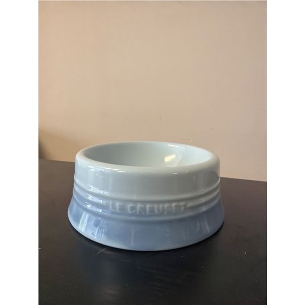 Brand new Le Creuset Blue & White Pet Bowl