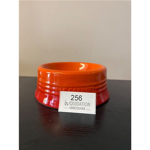 Le Creuset Orange Pet Bowl