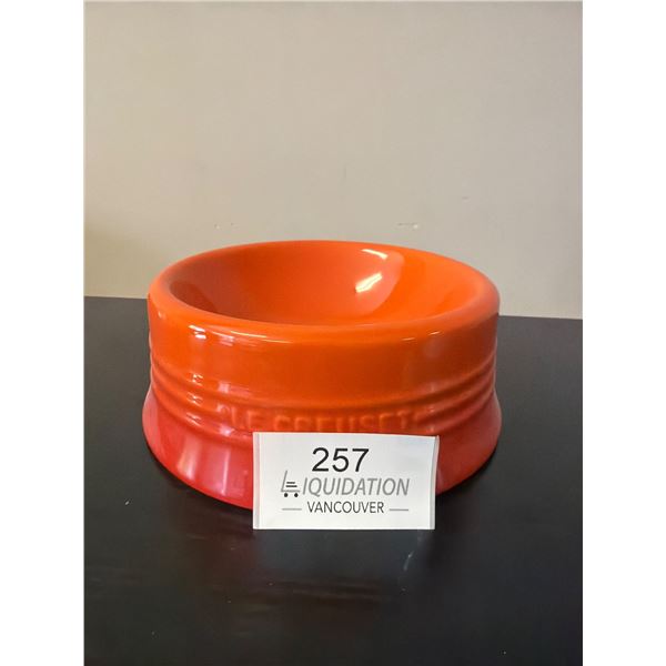 Le Creuset Orange Pet Bowl