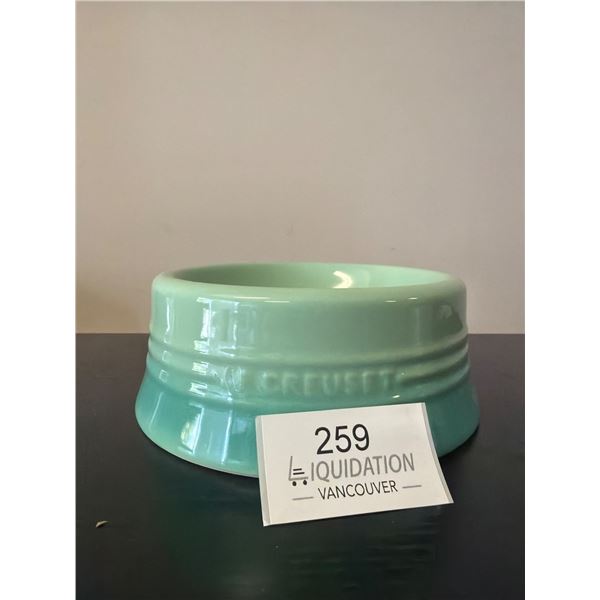 Le Creuset Green Pet Bowl