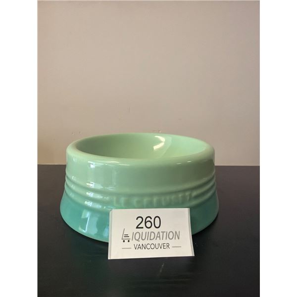 Le Creuset Green Pet Bowl