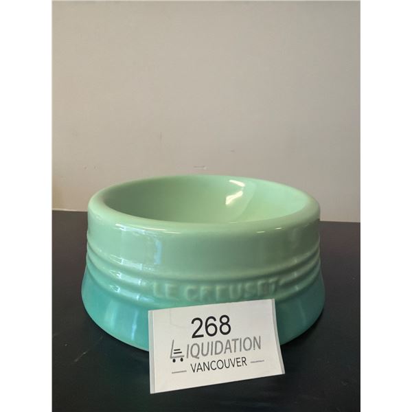 Le Creuset Green Pet Bowl