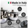 Image 1 : Brand new Inoxriv Stainless Steel Cookware 7 pcs Set - Made in Italy -Retail $799