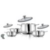 Image 2 : Brand new Inoxriv Stainless Steel Cookware 7 pcs Set - Made in Italy -Retail $799