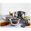 Image 1 : Brand new Inoxriv Stainless Steel Cookware 7 pcs Set - Made in Italy -Retail $799