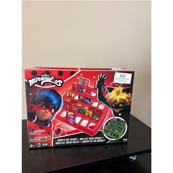 Miraculous Ladybug Who's My Hero? Board Game - New