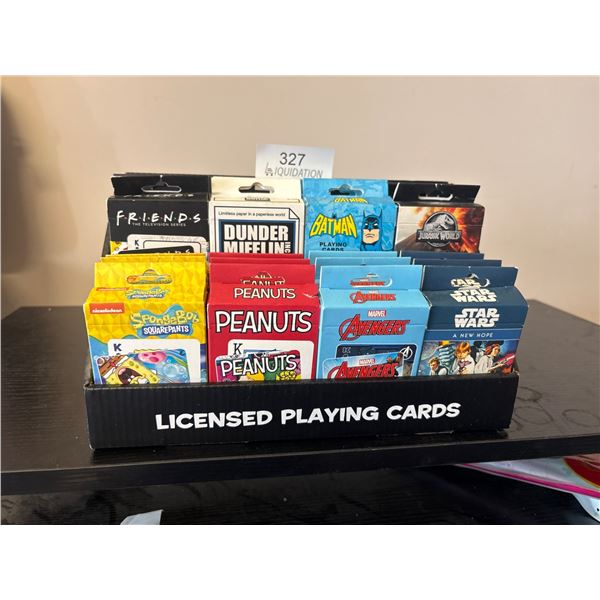 Full Lot Licensed Playing Cards - Various Brands