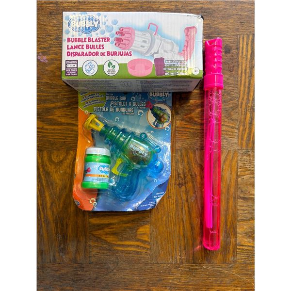 Bubbly Bubble Gun and Blaster & bubble wand