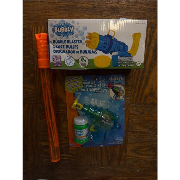 Bubbly Bubble Blaster and Bubble Gun & bubble wand