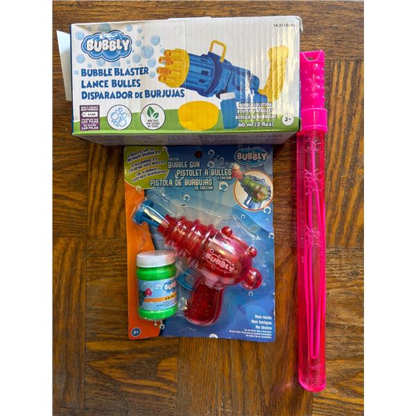 Bubbly Bubble Blaster and Bubble Gun & bubble wand