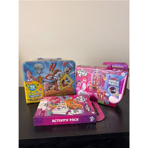 SpongeBob SquarePants Puzzle, My Little Pony Toys