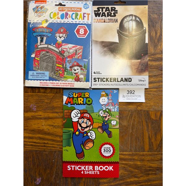 Nickelodeon Paw Patrol Color & Craft 3D Paper Model Activity Book