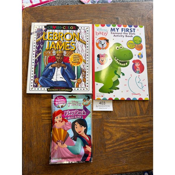 Disney Princess & Lebron James & Activity Books