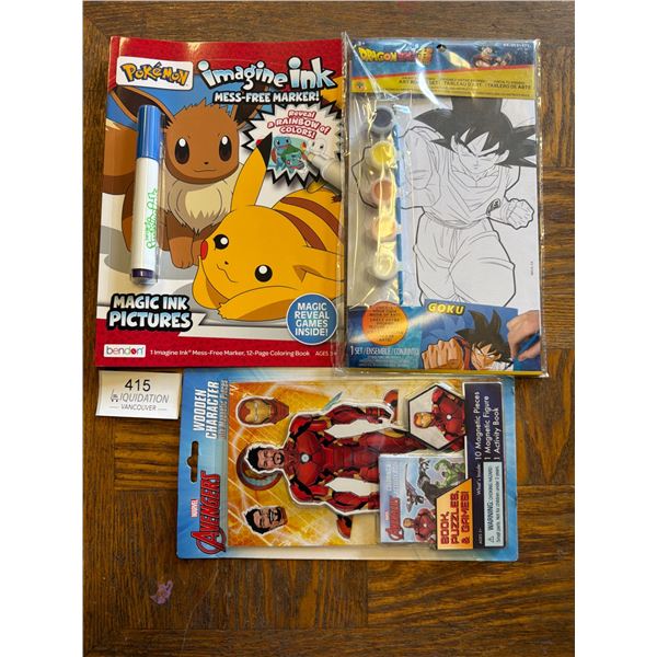 Children's Art Set with Markers and Coloring Books