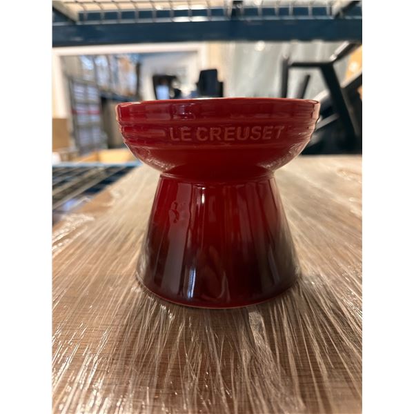 Le Creuset Red Ceramic Pet Bowl