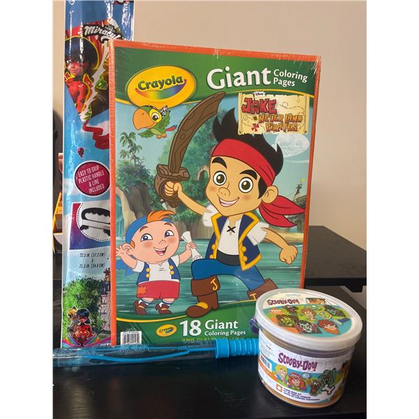 Crayola Jake & Never Land Pirates Giant Coloring Pages & Perler Scooby-Doo Kit
