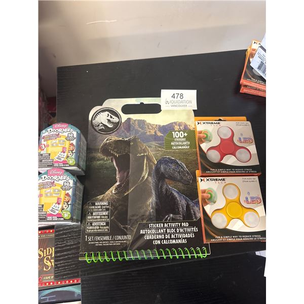 Jurassic World, Sticker Pad, Activity Book, Kids Toys, Dinosaur, Stickers, Crafts, Creative Play