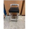 Image 2 : Black Bar Stool with Padded Seat