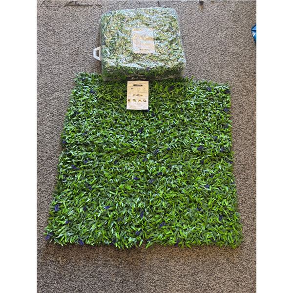 50X50 CM Greenery and Real Plants Artificial Hedge Panel - New