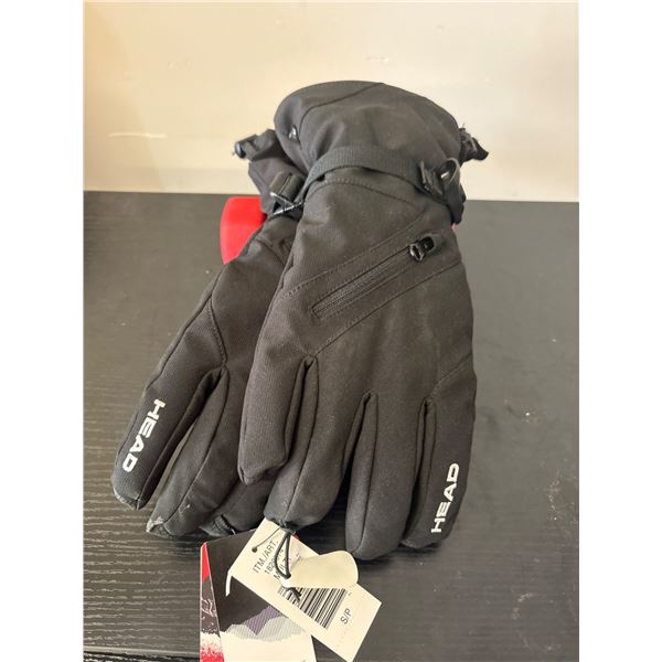 HEAD Black Ski Gloves