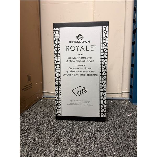 Kingsdown Royale Twin Down Alternative Antimicrobial Duvet