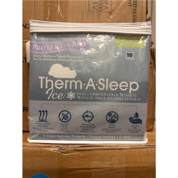 Therm-A-Sleep Ice Mattress Protector - Twin/Simple Size