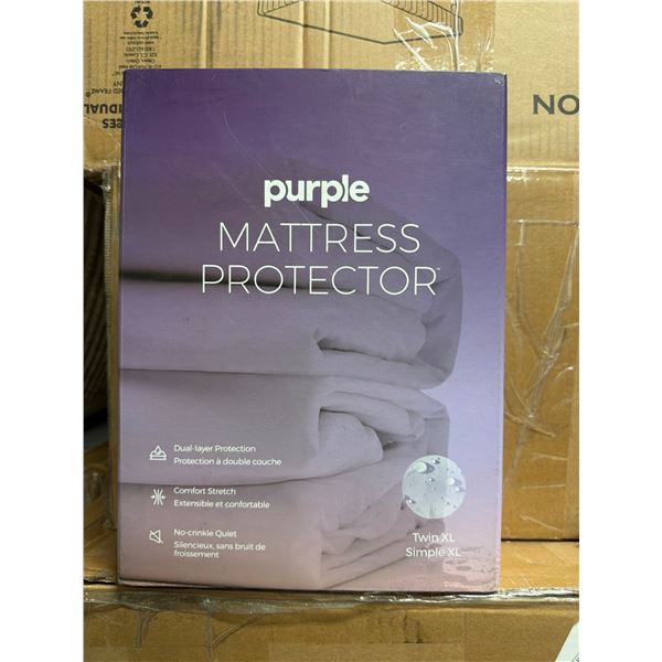 Purple Twin XL Mattress Protector