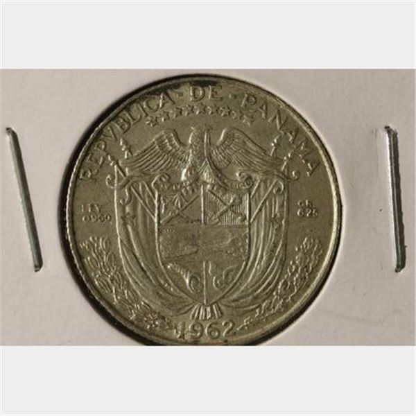 1962 PANAMA SILVER BALBOA .1808 OZ. ASW