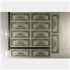 Image 2 : 12-CU CONSECUTIVE SERIAL 1981 US $5 FRN'S