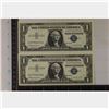 Image 1 : 2-1957-B US $1 SILVER CERT, BLUE SEALS, CRISP UNC