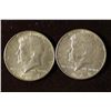 Image 1 : 1967 & 1968-D JFK 40% SILVER HALF DOLLARS