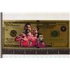 Image 1 : 24k GOLD  999999 FOIL REPLICA OF A 2009-A US $100
