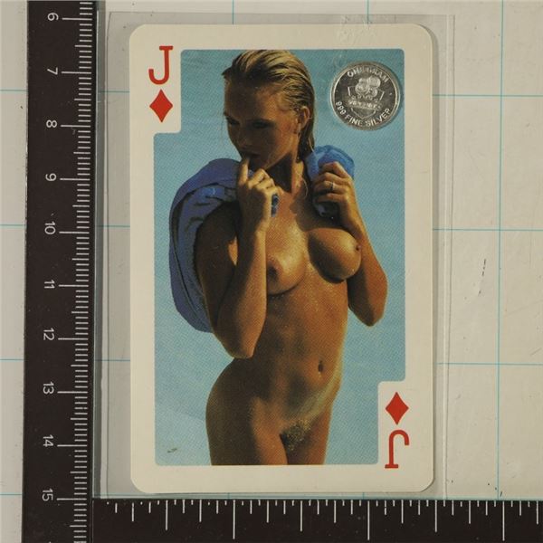 GAIETY MODEL PLAYING CARD WITH 1 GRAM .999 SILVER