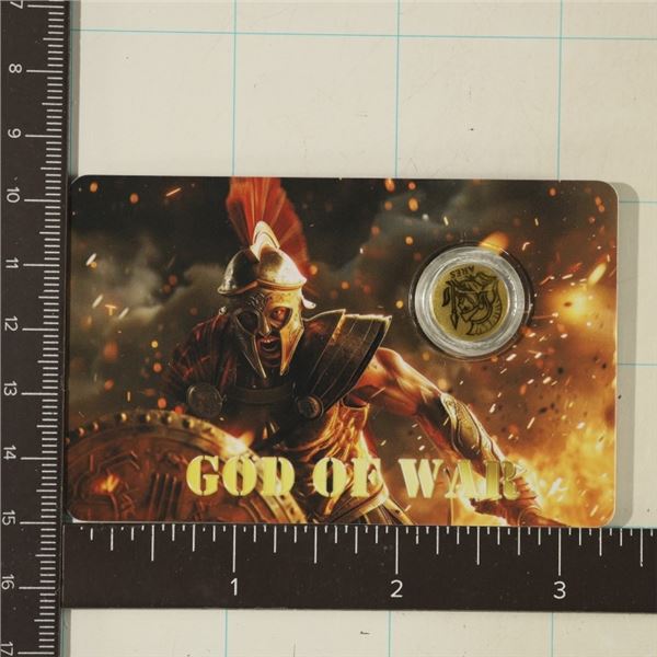 2026 "GOD OF WAR" NIUE .9999 GOLD 50 CENTS