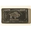 Image 1 : 1 TROY OZ .999 STAINLESS STEEL 1 BULLION BUFFALO