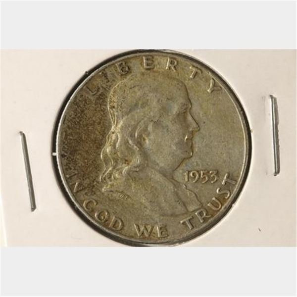 1953-D SILVER FRANKLIN HALF DOLLAR
