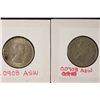 Image 2 : 1961 & 1963 AUSTRALIA SILVER 1 SHILLINGS .1816 OZ